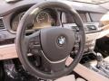 Ivory White/Black Nappa Leather Steering Wheel Photo for 2010 BMW 5 Series #60567179
