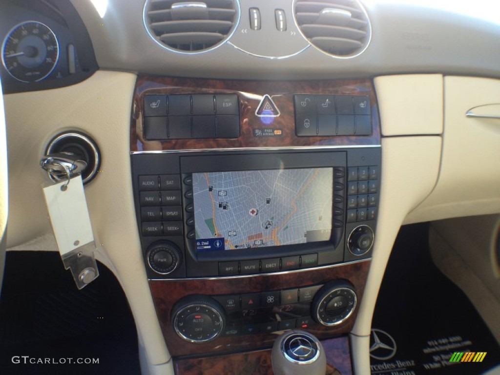2009 CLK 350 Cabriolet - Majestic Black Metallic / Stone photo #15