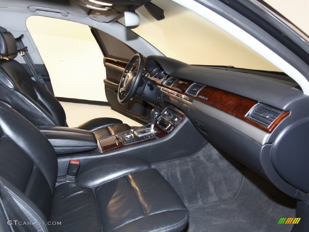 2007 Audi A8 L 4.2 quattro Black Dashboard Photo #60569180
