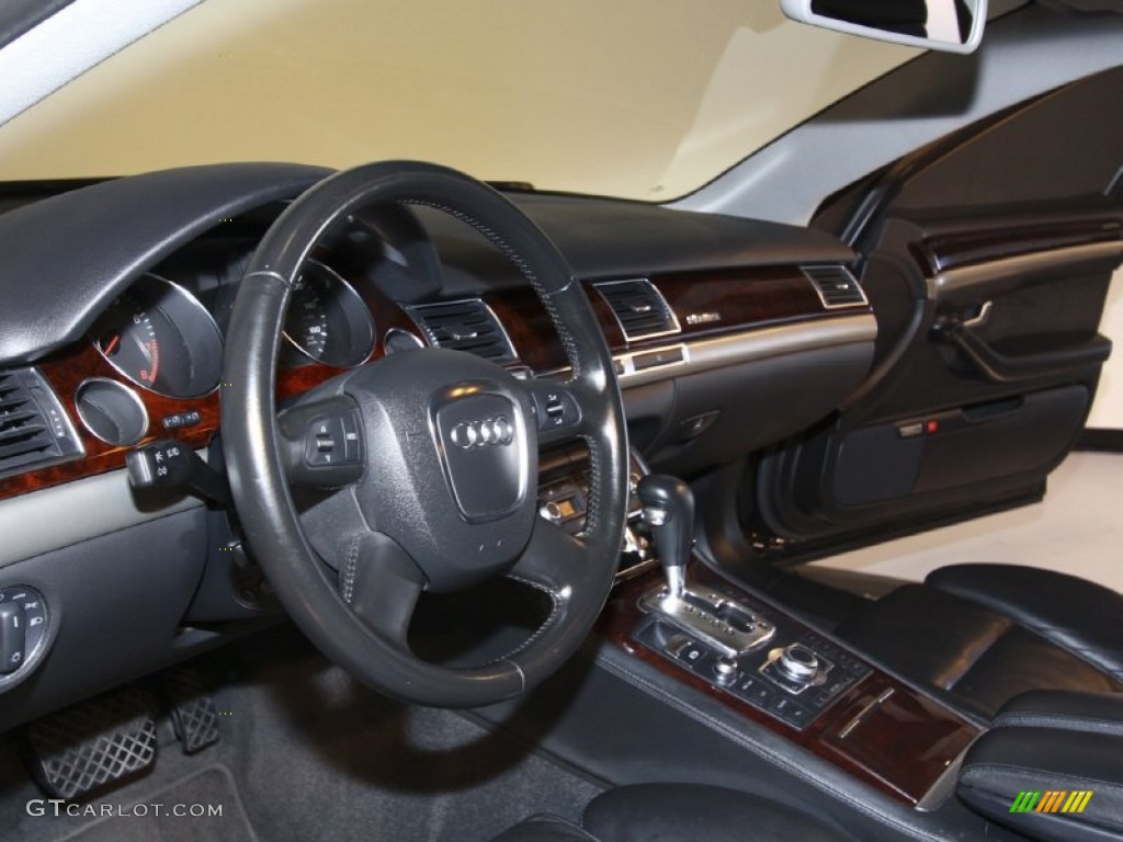 2007 Audi A8 L 4.2 quattro Black Dashboard Photo #60569207