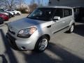 2010 Bright Silver Kia Soul +  photo #2