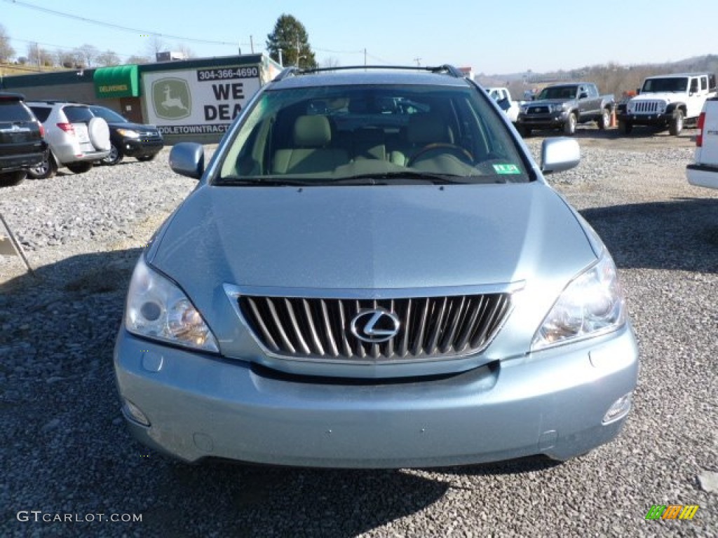 2009 RX 350 AWD - Breakwater Blue Metallic / Parchment photo #2