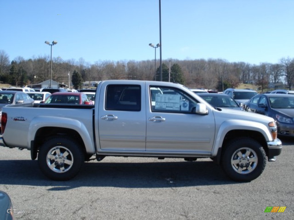 Pure Silver Metallic 2012 GMC Canyon SLE Crew Cab 4x4 Exterior Photo #60572987