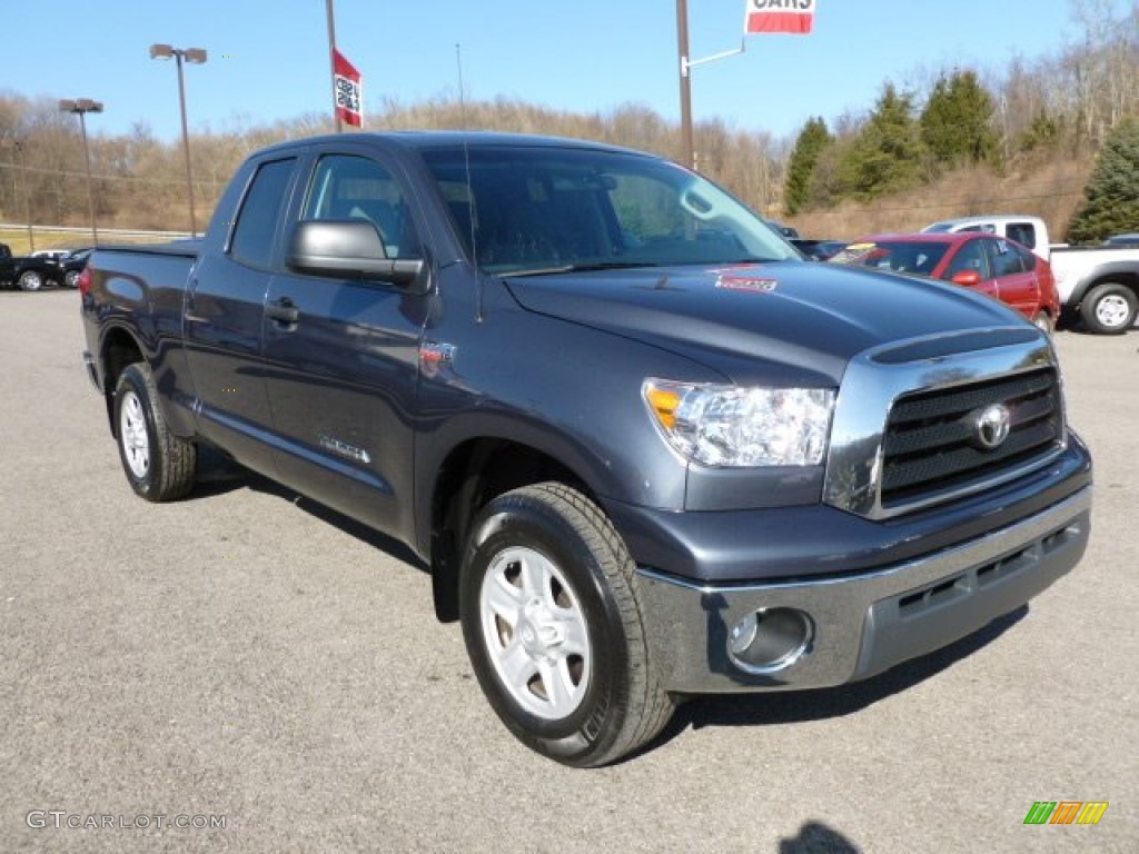 2009 Tundra Double Cab 4x4 - Slate Gray Metallic / Graphite Gray photo #1