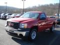 2012 Fire Red GMC Sierra 1500 Regular Cab 4x4  photo #2