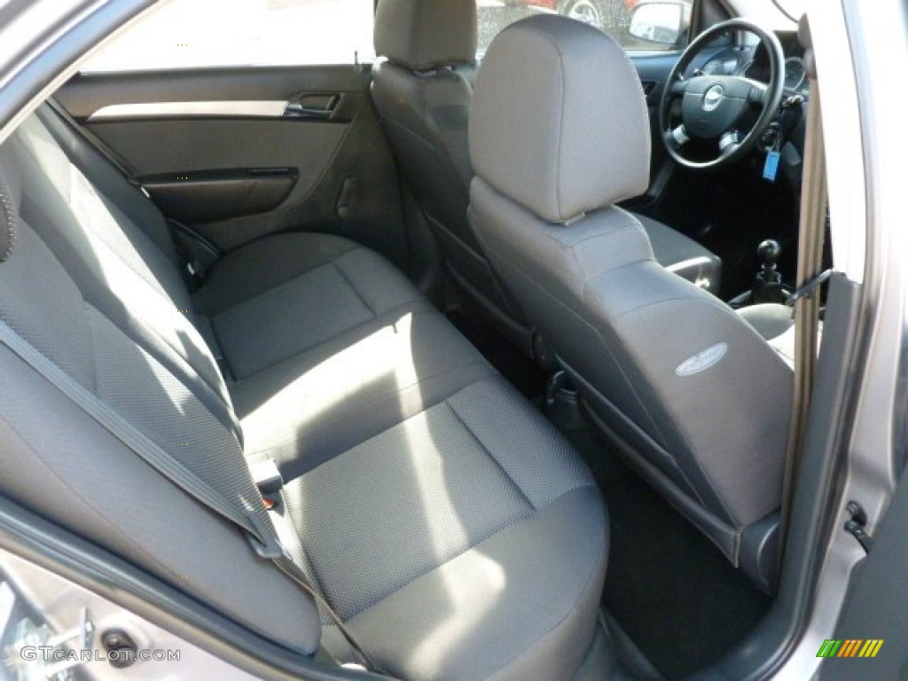 2010 Aveo LS Sedan - Medium Gray / Charcoal photo #10
