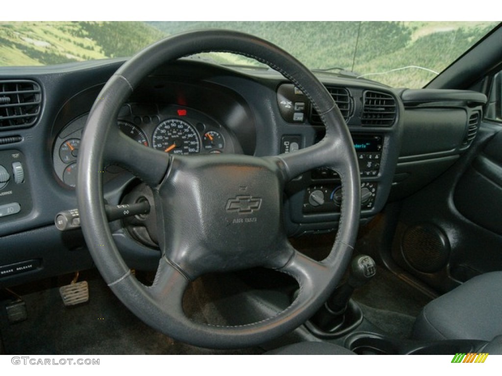 2004 Blazer LS ZR2 4x4 - Indigo Blue Metallic / Graphite Gray photo #20