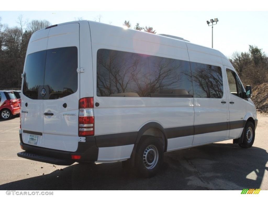 2012 Sprinter 2500 High Roof Passenger Van - Arctic White / Black Leatherette photo #4