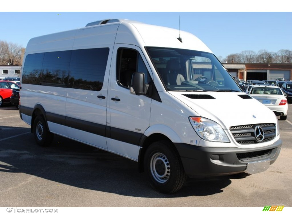 2012 Sprinter 2500 High Roof Passenger Van - Arctic White / Black Leatherette photo #5