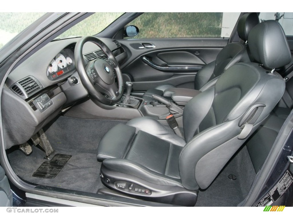 Black Interior 2001 BMW M3 Coupe Photo #60573837