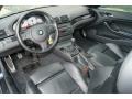 Black 2001 BMW M3 Coupe Interior Color