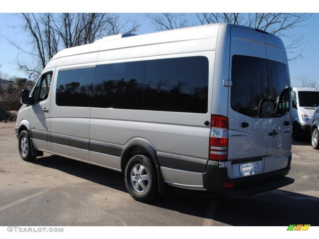Brilliant Silver Metallic 2012 Mercedes-Benz Sprinter 2500 High Roof Passenger Van Exterior Photo #60573850
