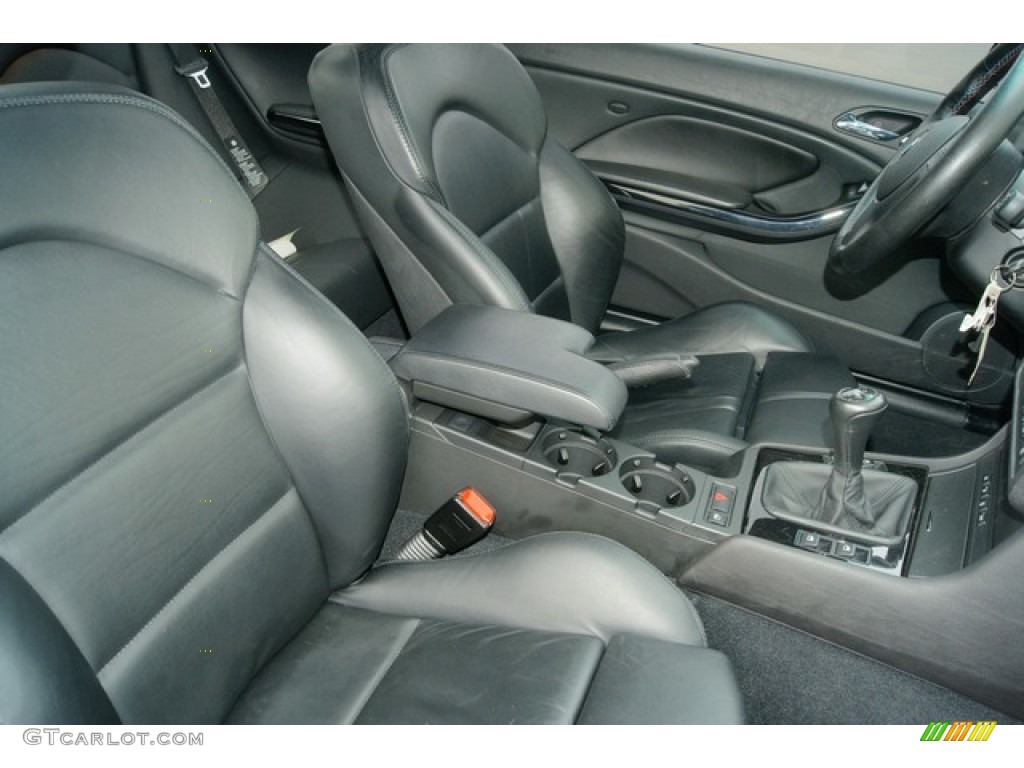 Black Interior 2001 BMW M3 Coupe Photo #60573904
