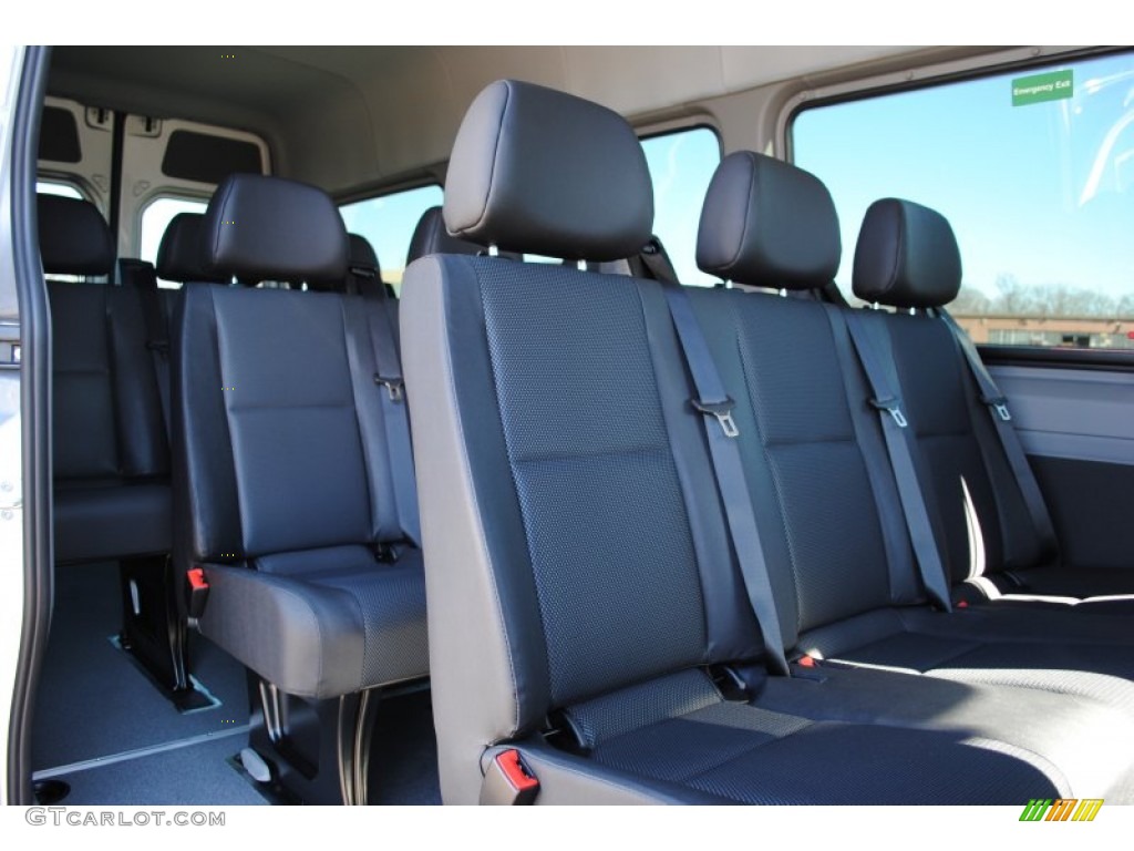 Lima Black Fabric Interior 2012 Mercedes-Benz Sprinter 2500 High Roof Passenger Van Photo #60573935