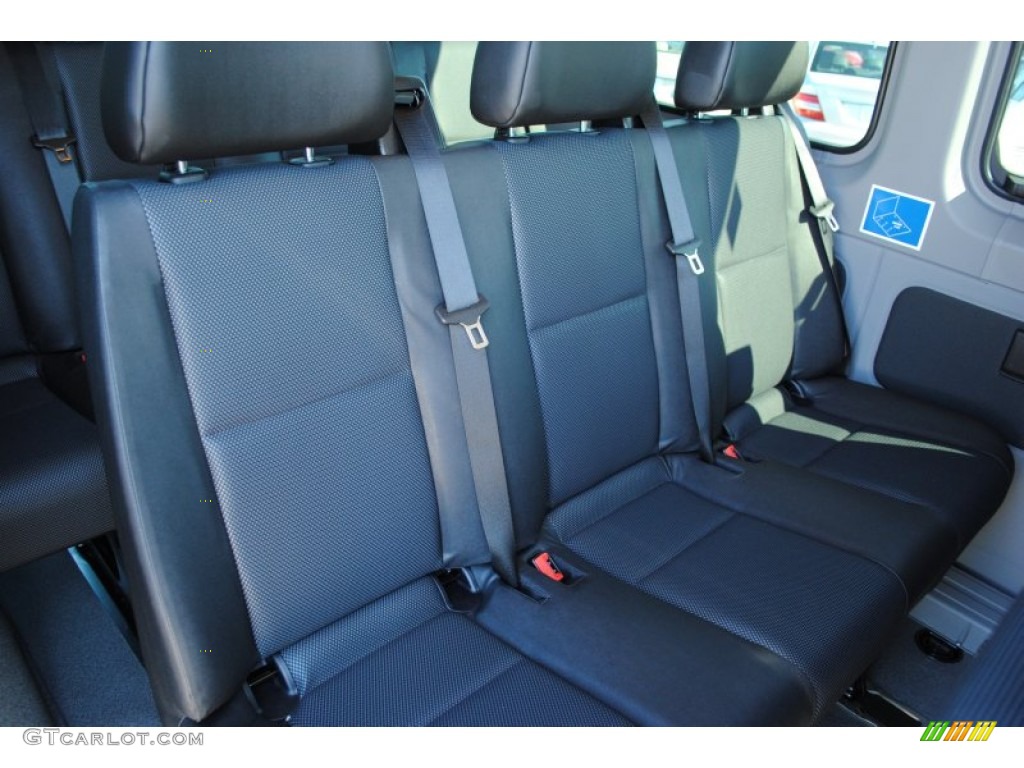 Lima Black Fabric Interior 2012 Mercedes-Benz Sprinter 2500 High Roof Passenger Van Photo #60574718