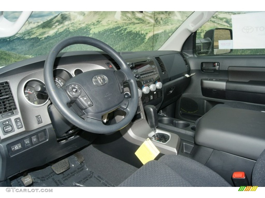 Black Interior 2012 Toyota Tundra Double Cab 4x4 Photo #60574920
