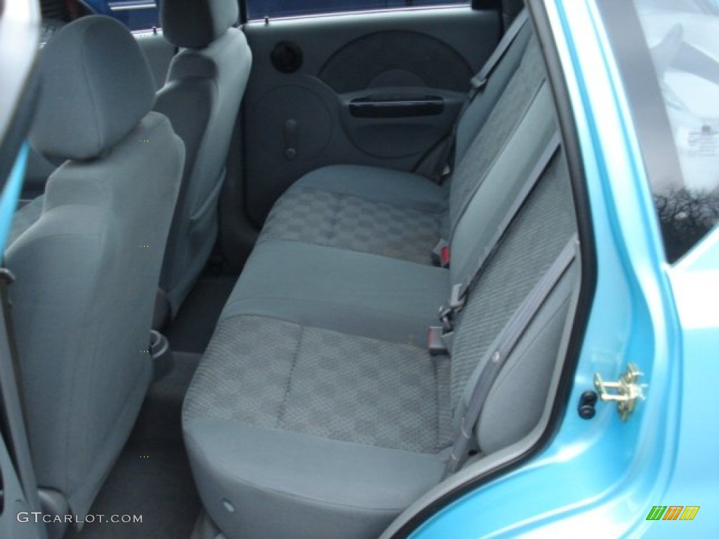 2005 Aveo Special Value Hatchback - Aqua Metallic / Gray photo #11