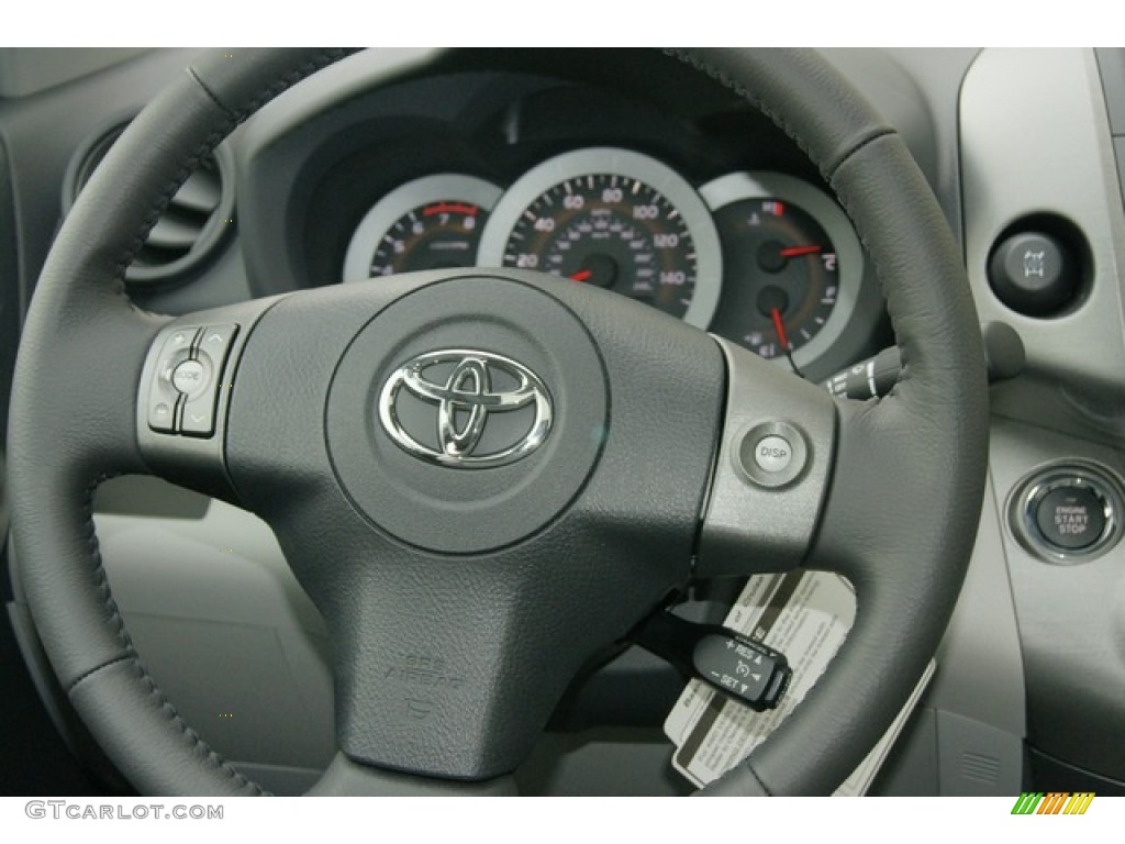 2012 Toyota RAV4 V6 Limited 4WD Ash Steering Wheel Photo #60576149
