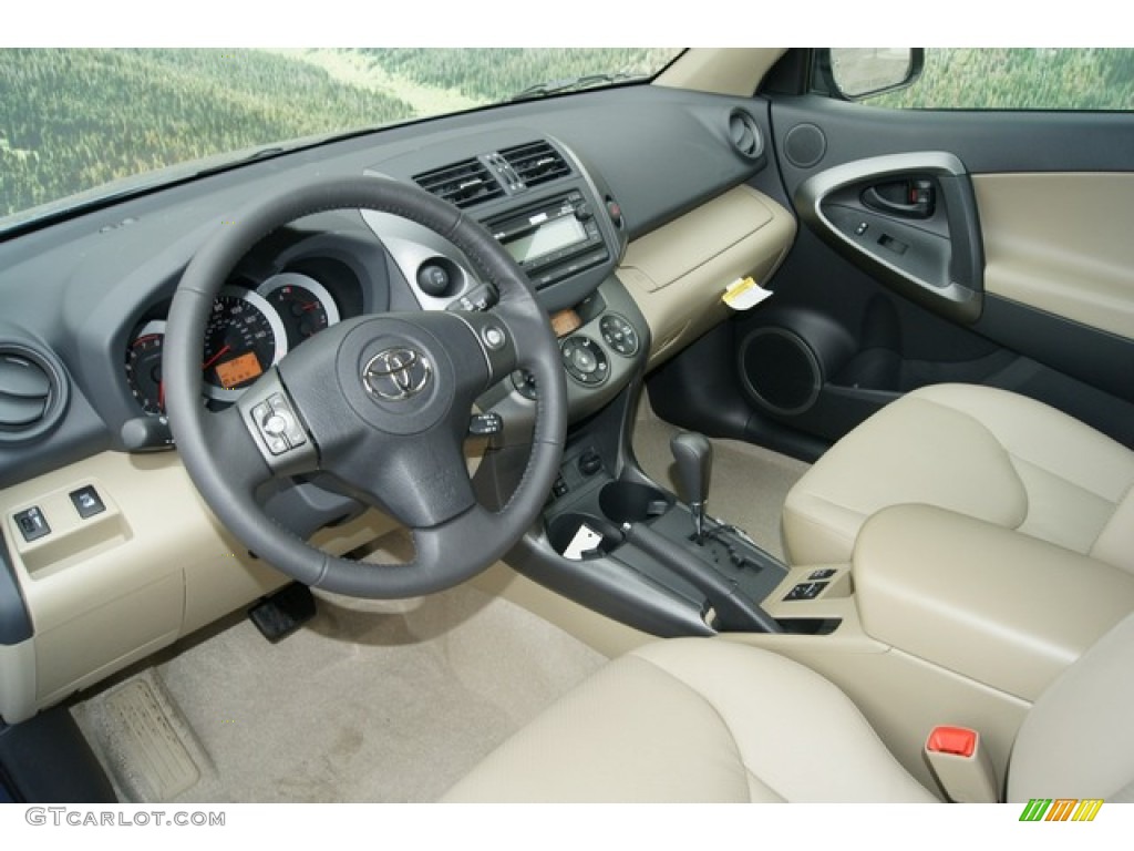 Sand Beige Interior 2012 Toyota RAV4 V6 Limited 4WD Photo #60576457