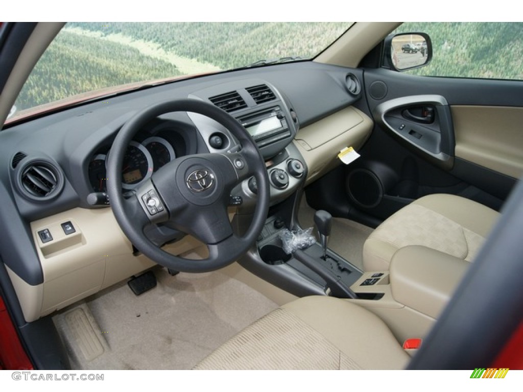 Sand Beige Interior 2012 Toyota RAV4 V6 4WD Photo #60576640