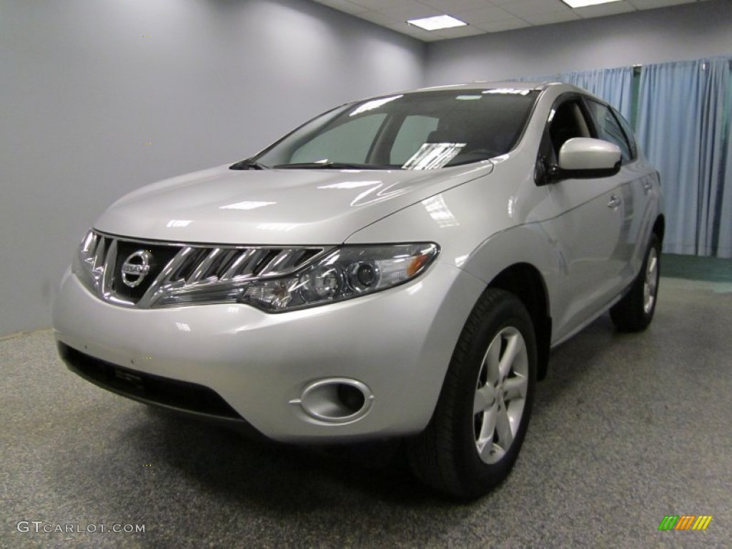 2009 Murano S AWD - Brilliant Silver Metallic / Black photo #3