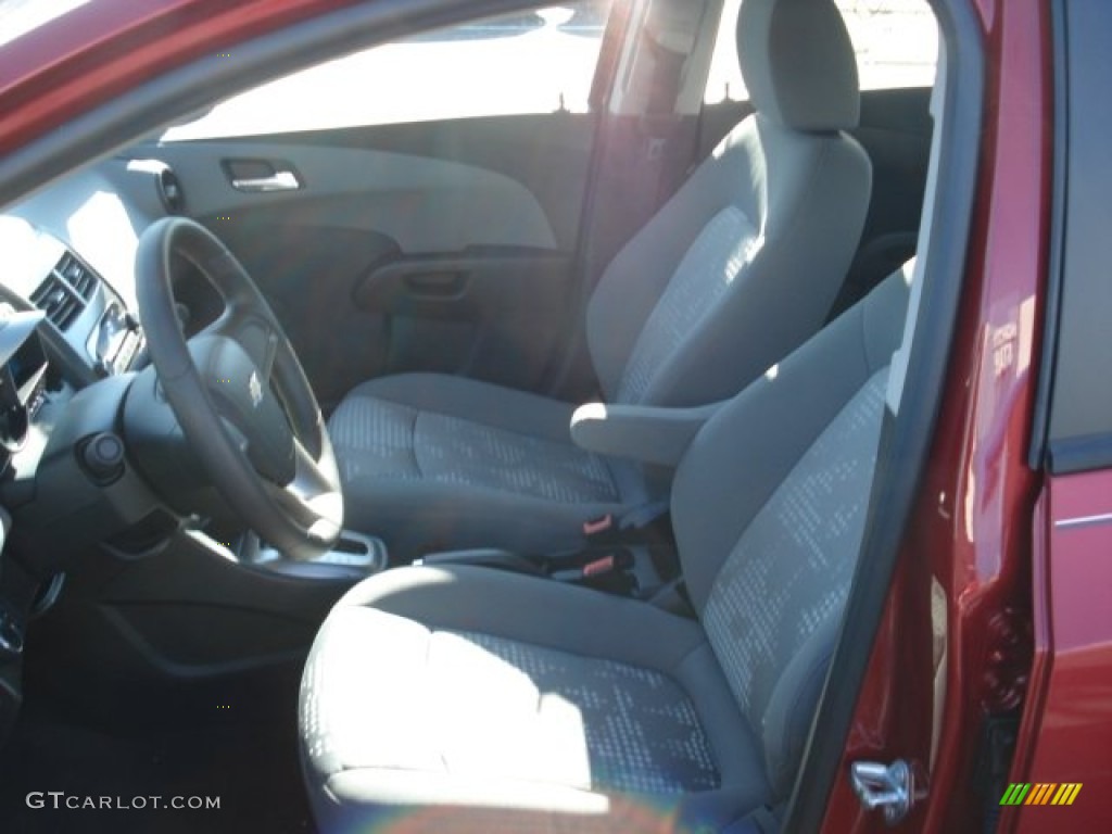 2012 Sonic LS Sedan - Crystal Red Tintcoat / Jet Black/Dark Titanium photo #11