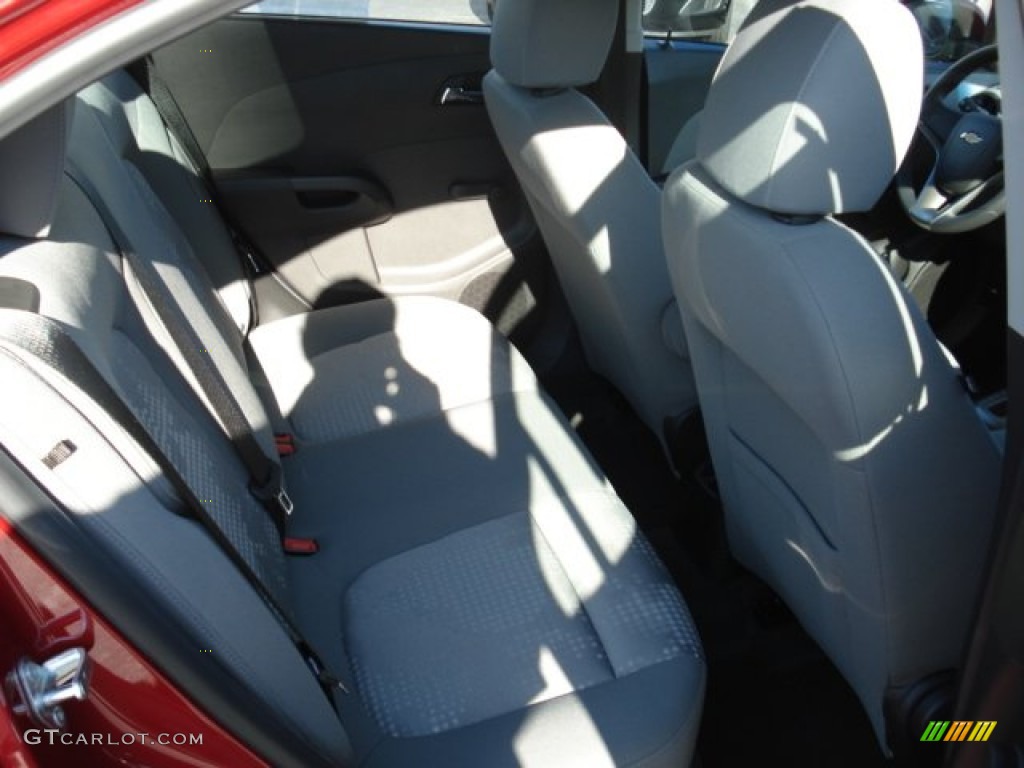 2012 Sonic LS Sedan - Crystal Red Tintcoat / Jet Black/Dark Titanium photo #15