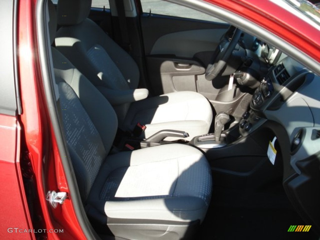 2012 Sonic LS Sedan - Crystal Red Tintcoat / Jet Black/Dark Titanium photo #16