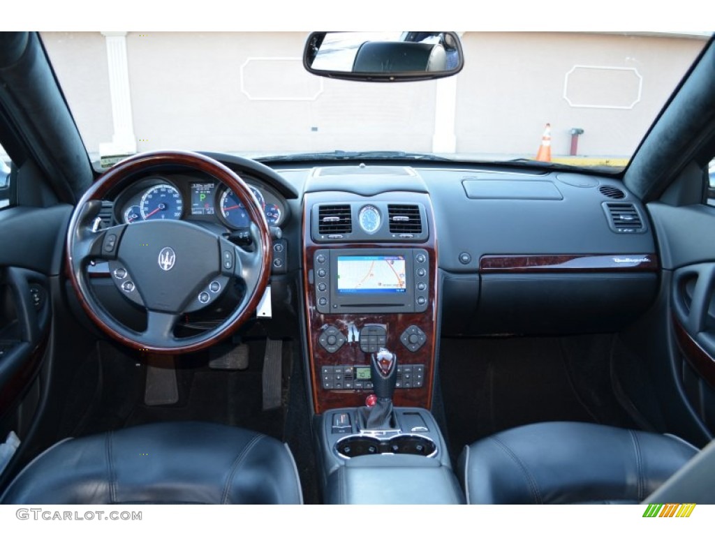 2008 Maserati Quattroporte Executive GT Black Dashboard Photo #60578588