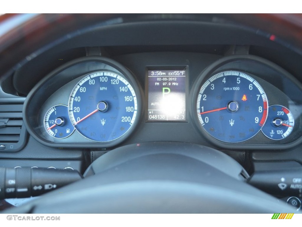 2008 Maserati Quattroporte Executive GT Gauges Photo #60578602