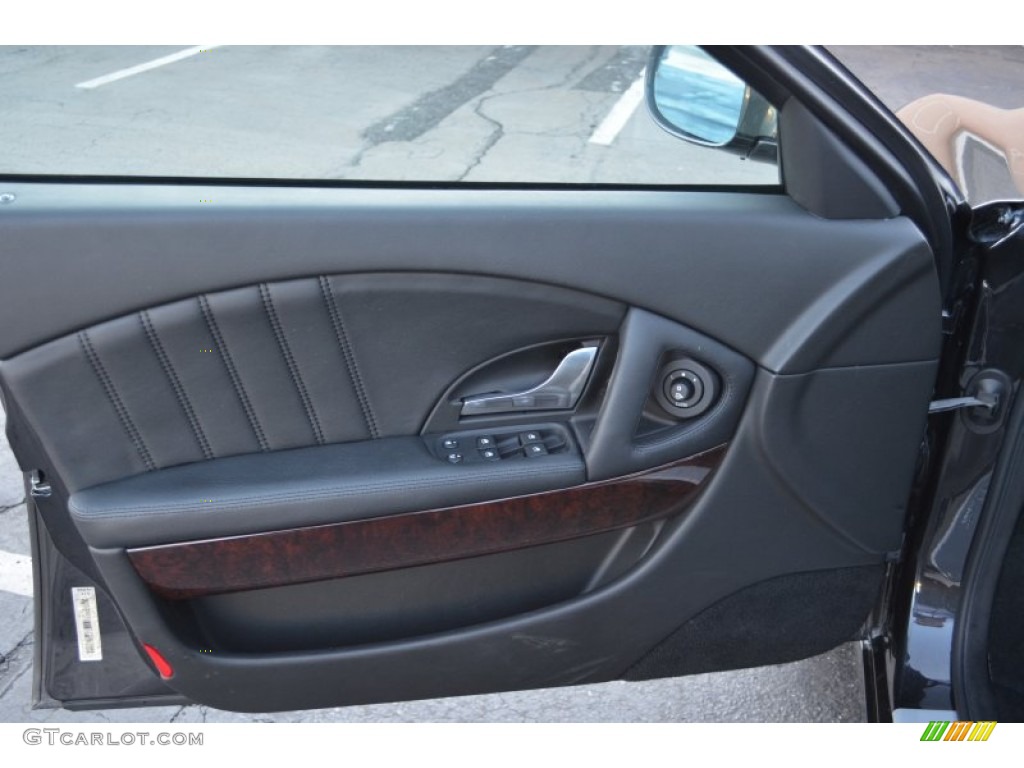 2008 Maserati Quattroporte Executive GT Black Door Panel Photo #60578704