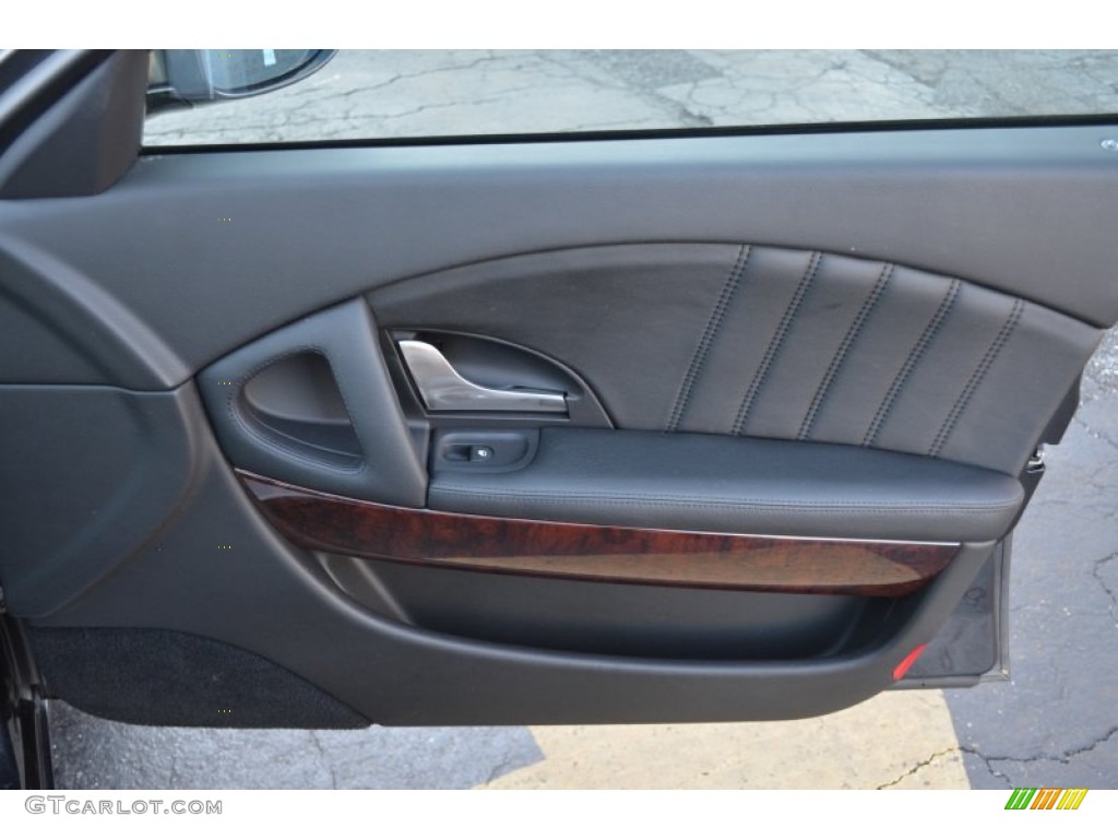 2008 Maserati Quattroporte Executive GT Black Door Panel Photo #60578722