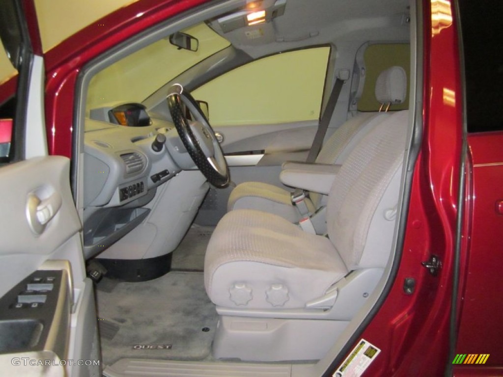 2006 Quest 3.5 S - Red Brawn Metallic / Gray photo #13