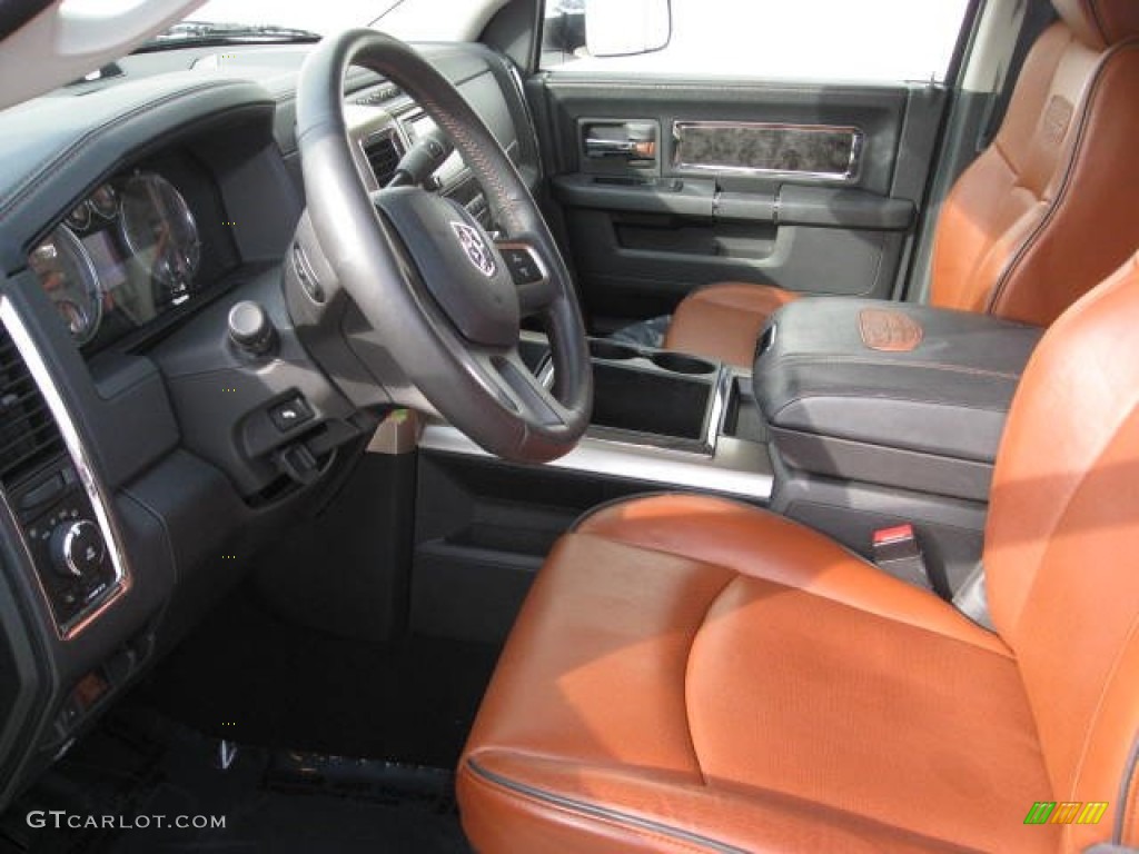 Dark Slate Gray Russet Brown Interior 2011 Dodge Ram 2500 Hd