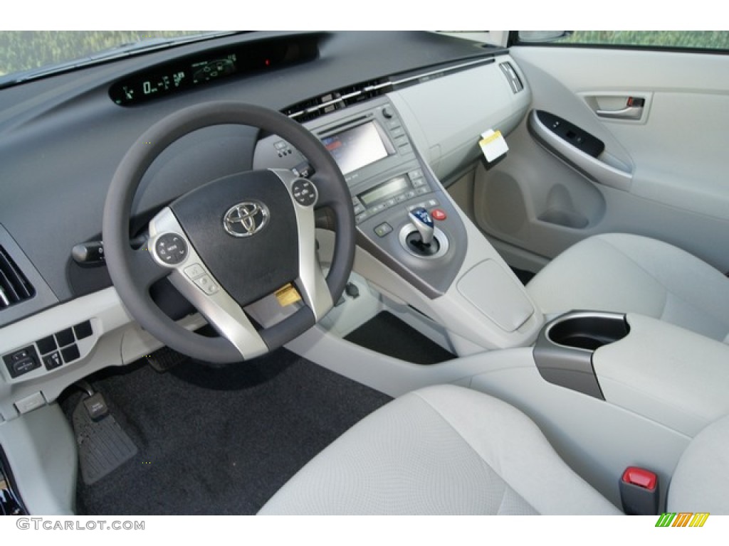 Misty Gray Interior 2012 Toyota Prius 3rd Gen Three Hybrid Photo #60580018