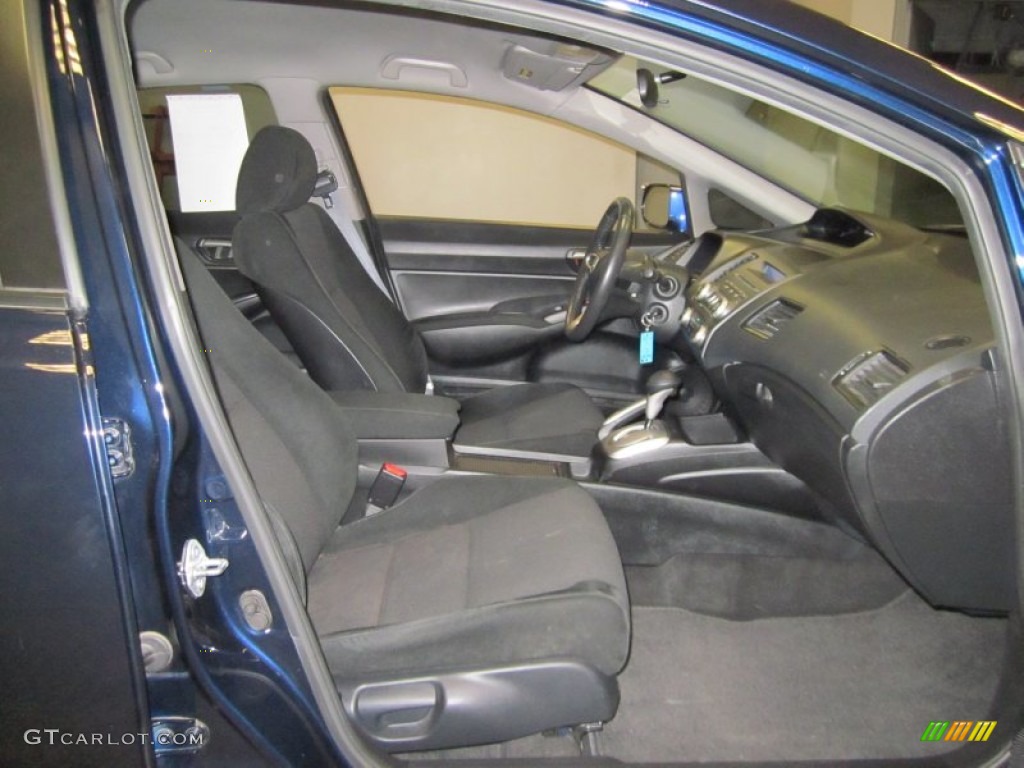 2010 Civic LX-S Sedan - Royal Blue Pearl / Black photo #10