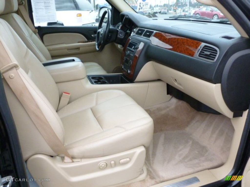 2008 Suburban 1500 LT 4x4 - Black / Light Cashmere/Ebony photo #10