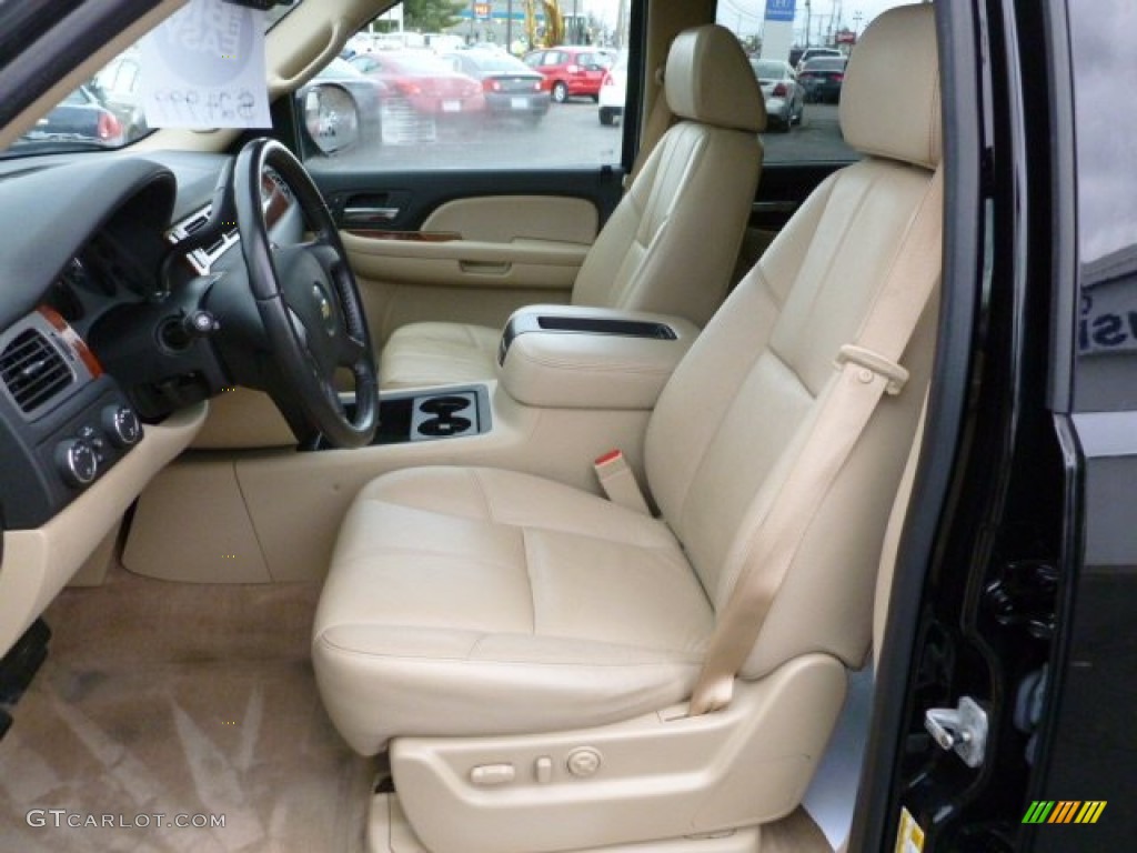 2008 Suburban 1500 LT 4x4 - Black / Light Cashmere/Ebony photo #17