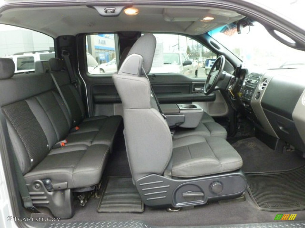 Black Interior 2008 Ford F150 FX4 SuperCab 4x4 Photo #60581140
