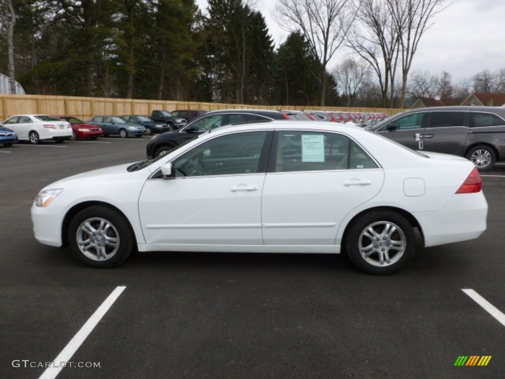 Taffeta White 2007 Honda Accord EX-L Sedan Exterior Photo #60581780