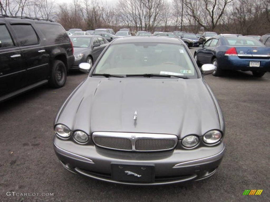 2007 X-Type 3.0 - Shadow Grey Metallic / Stone photo #2