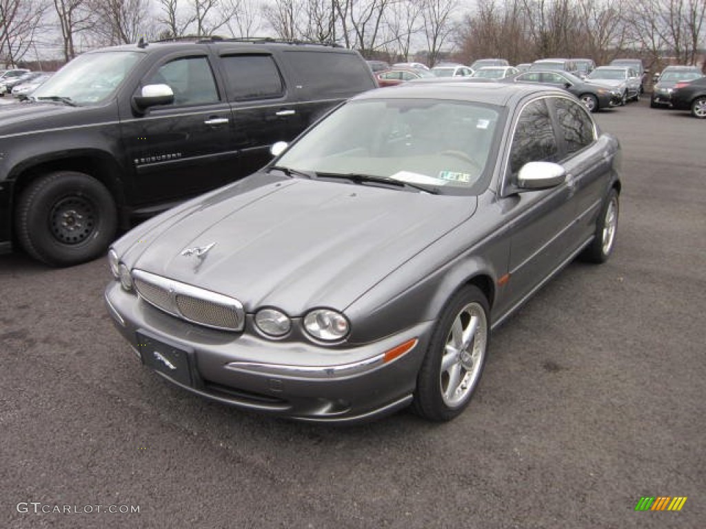 2007 X-Type 3.0 - Shadow Grey Metallic / Stone photo #3