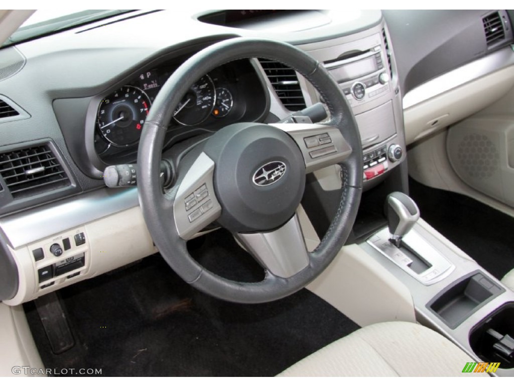 Warm Ivory Interior 2010 Subaru Legacy 2.5i Premium Sedan Photo #60582955