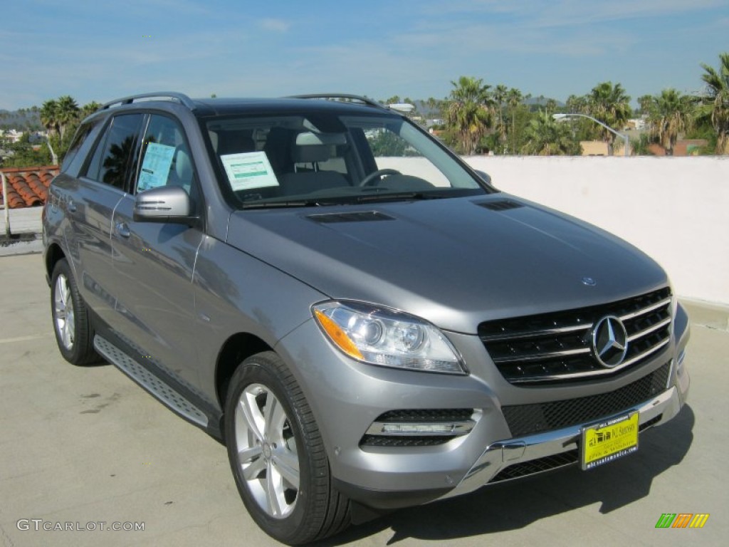 2012 ML 350 BlueTEC 4Matic - Palladium Silver Metallic / Grey photo #1