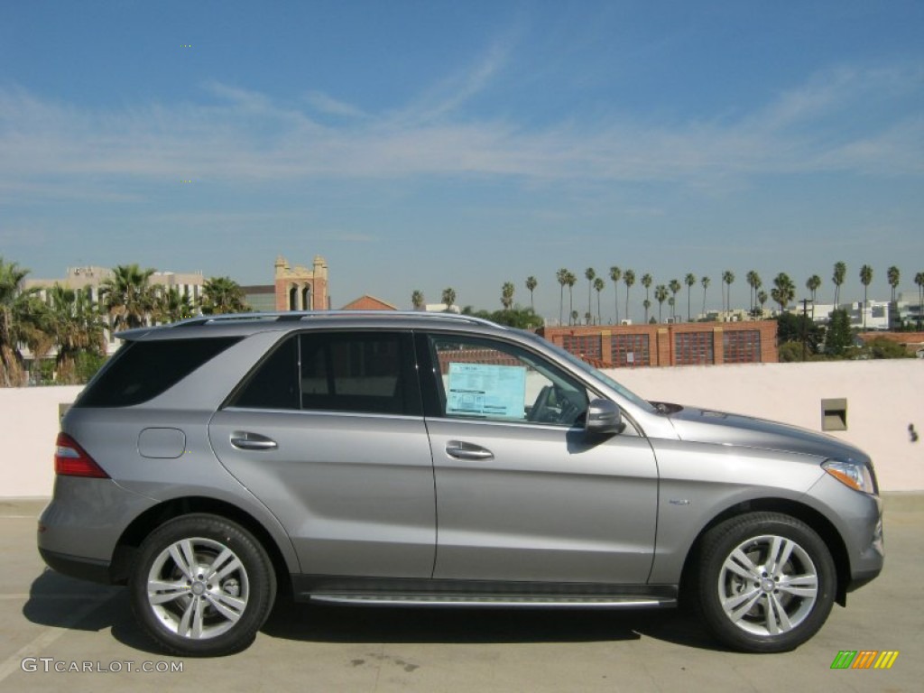 2012 ML 350 BlueTEC 4Matic - Palladium Silver Metallic / Grey photo #3