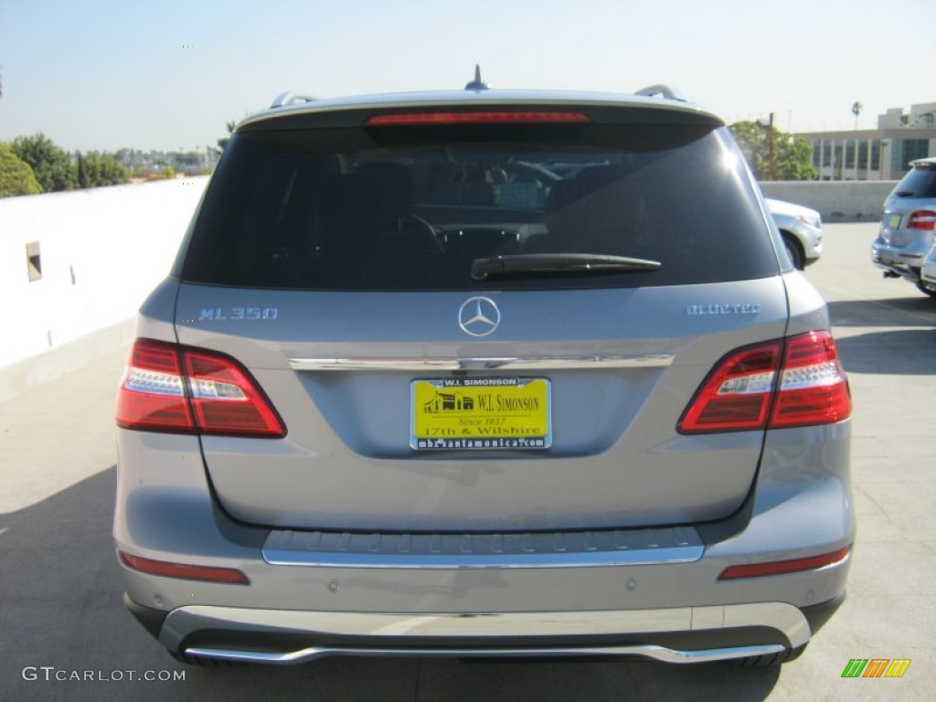 2012 ML 350 BlueTEC 4Matic - Palladium Silver Metallic / Grey photo #5