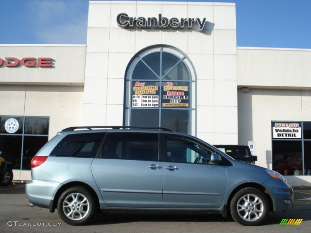 2006 Sienna XLE - Blue Mirage Metallic / Stone Gray photo #1