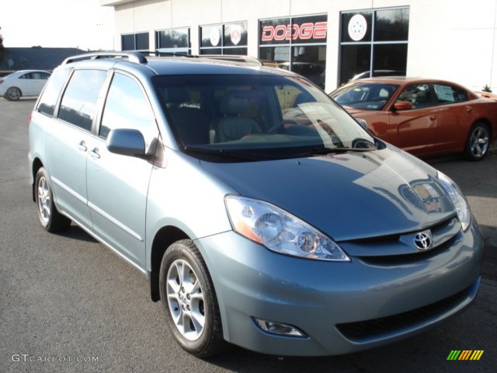 2006 Sienna XLE - Blue Mirage Metallic / Stone Gray photo #2