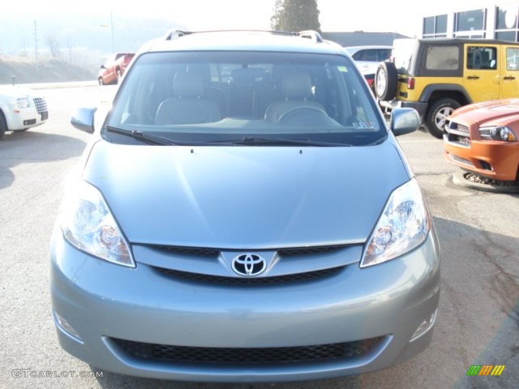 2006 Sienna XLE - Blue Mirage Metallic / Stone Gray photo #3