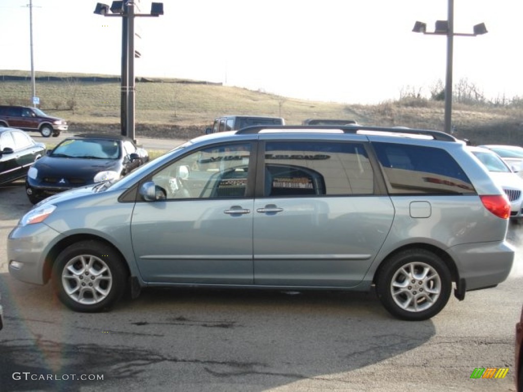 2006 Sienna XLE - Blue Mirage Metallic / Stone Gray photo #5